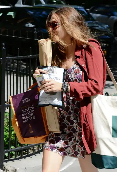 Elizabeth Olsen's Stylish Shopping Spree in New York City