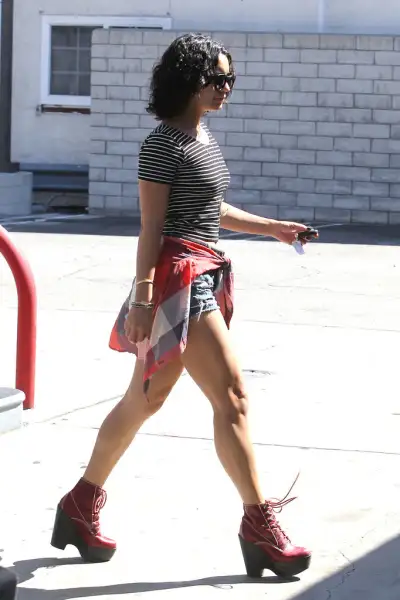 Vanessa Hudgens: Embracing Confidence and Style in Short Shorts, September 28, 2012